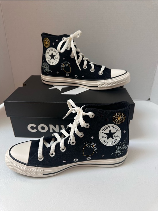 Converse Shoes - Embroidered Converse High Top Sneakers
